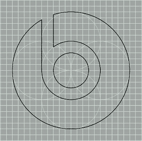 Beats logo wireframe